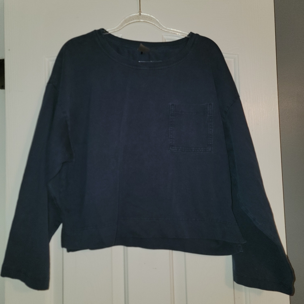 Calia Blue Long Sleeve Oversized Sweatshirt
